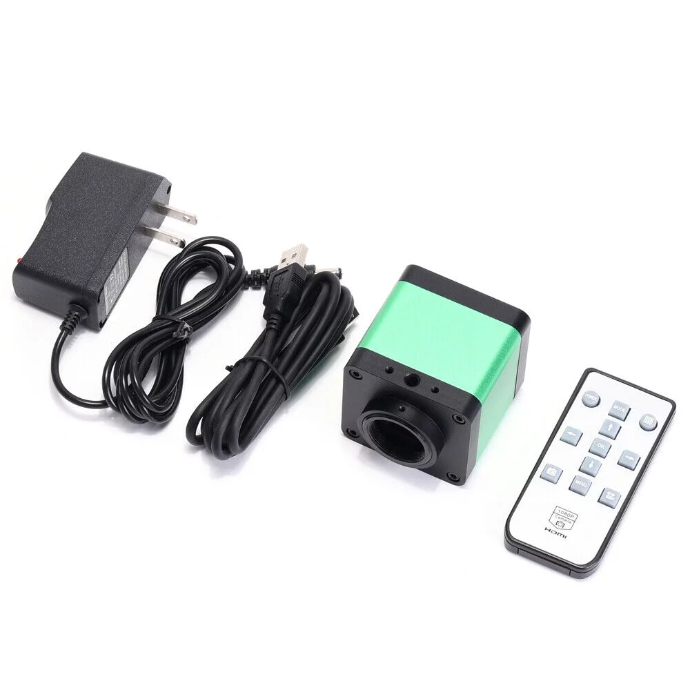 48MP HDMI Electron Microscope Industrial Camera Full HD Digital Zoom Equipment 48 MP HDMI USB 1080P Digital Video Industrial Microscope Camera C/CS Lens Interf Electronic Digital Microscope