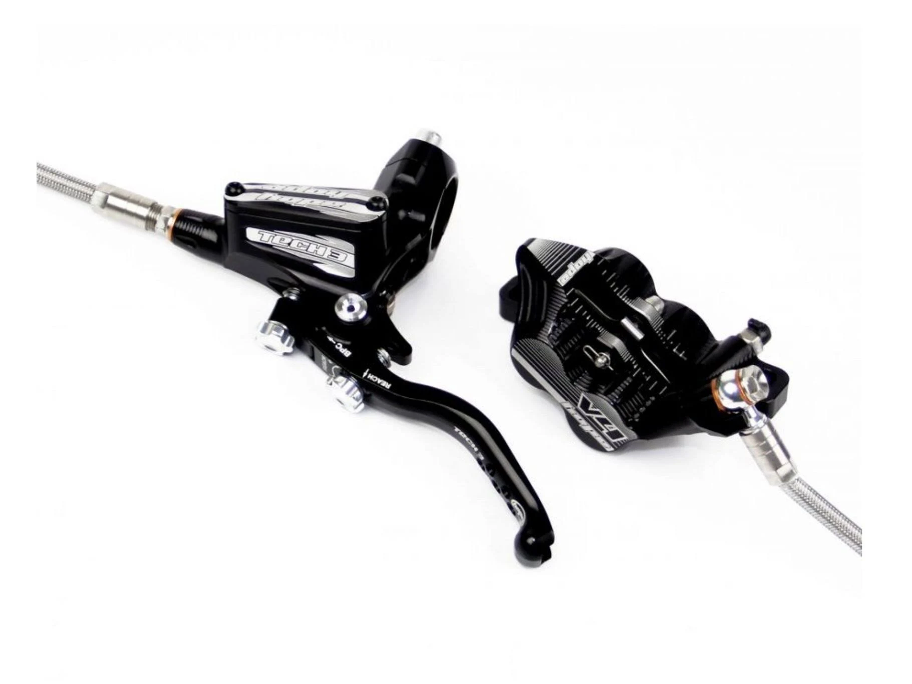 Hope Tech 3 V4 Disc BRAKE, Left/Front - 74mm Black