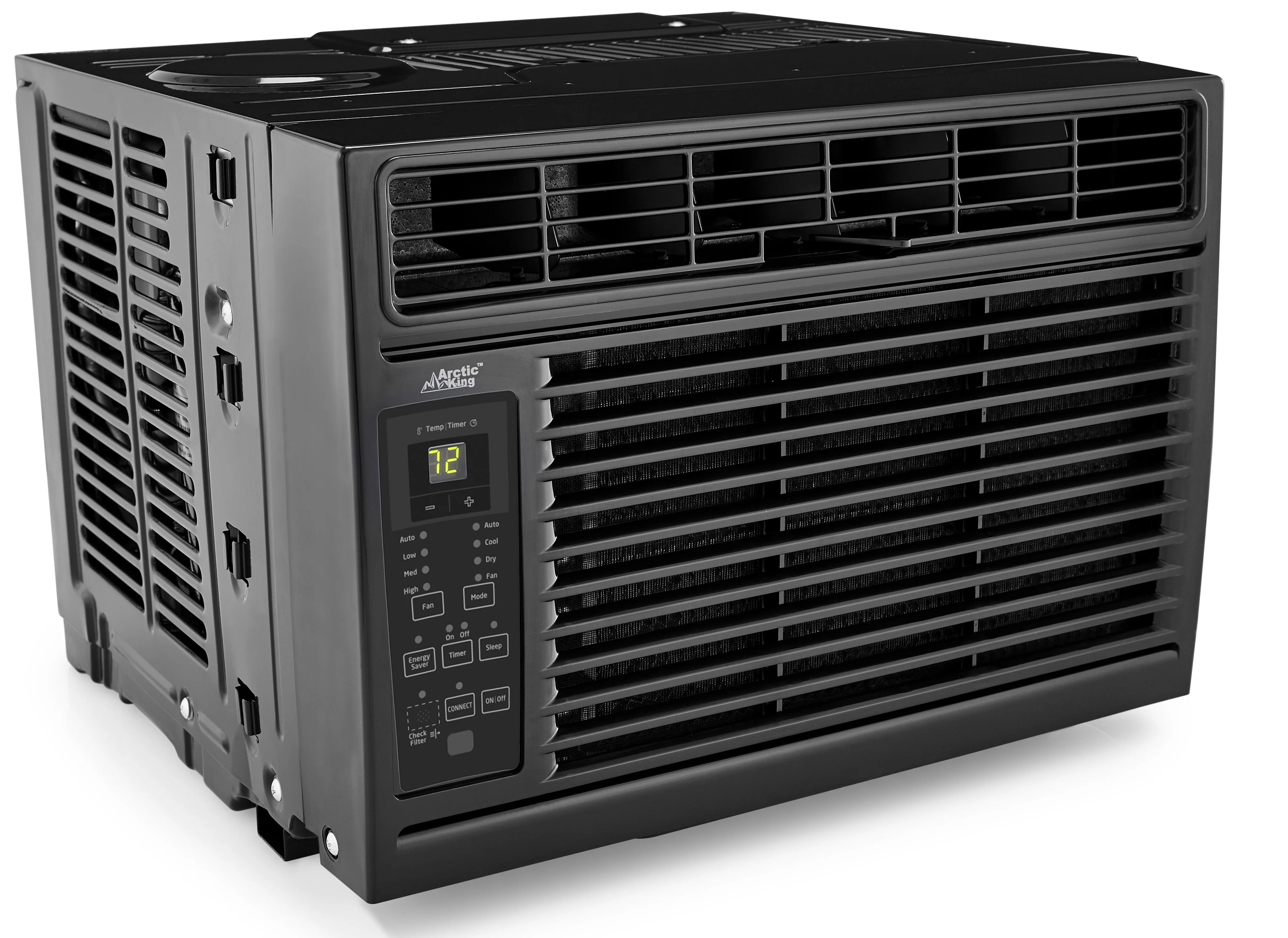 Arctic King 8,000 BTU 115V Smart Window Air Conditioner, Black, WWK08CW91E-B