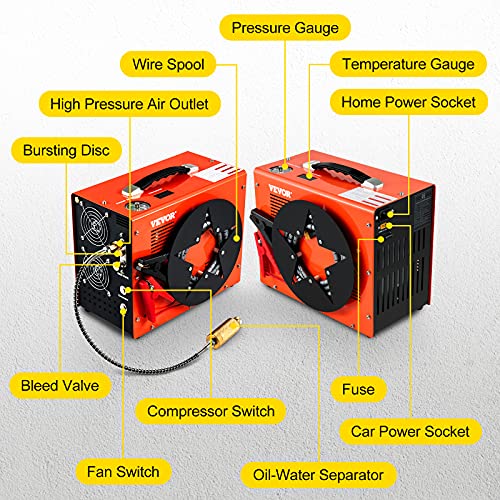 VEVOR Portable Air Compressor 4500 Psi