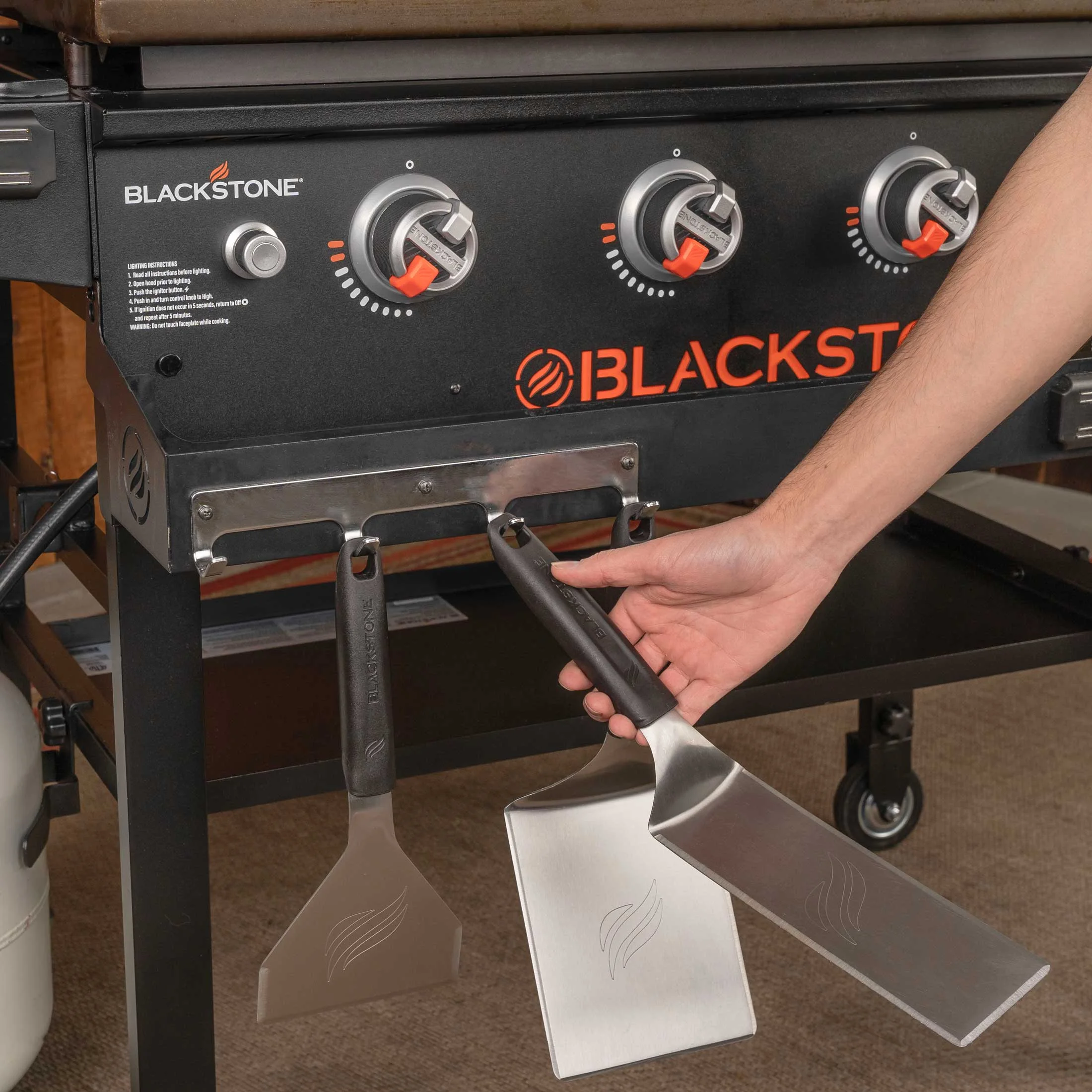 Blackstone 4-Burner 36" Griddle with Hood and Front Shelf