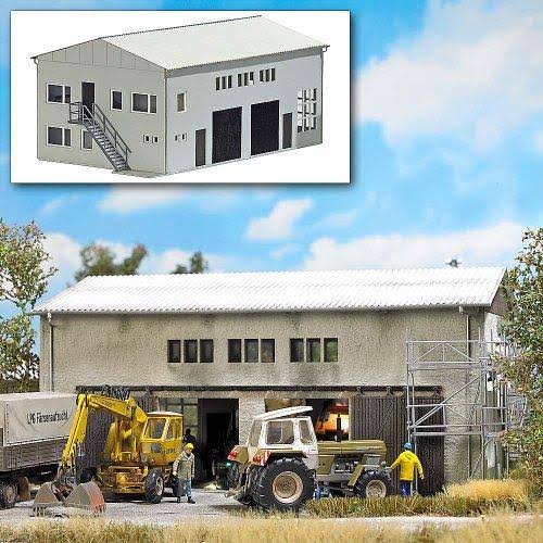 Busch 1411 LPG Workshop HO Structure Scale Model