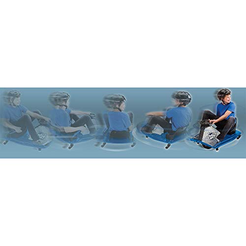 Razor High Torque Motorized Outdoor Drifting Crazy Cart Ride with Drift Bar, Smooth Wheels, and Rechargeable Battery, Blue (2 Pack)