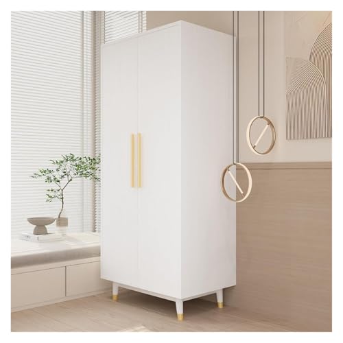 Armoire Wardrobe Closet 4-Door Storage Pantry Cabinet Modern Wood Closet with 2 Drawers, 2 Adjustable Shelves,Storage