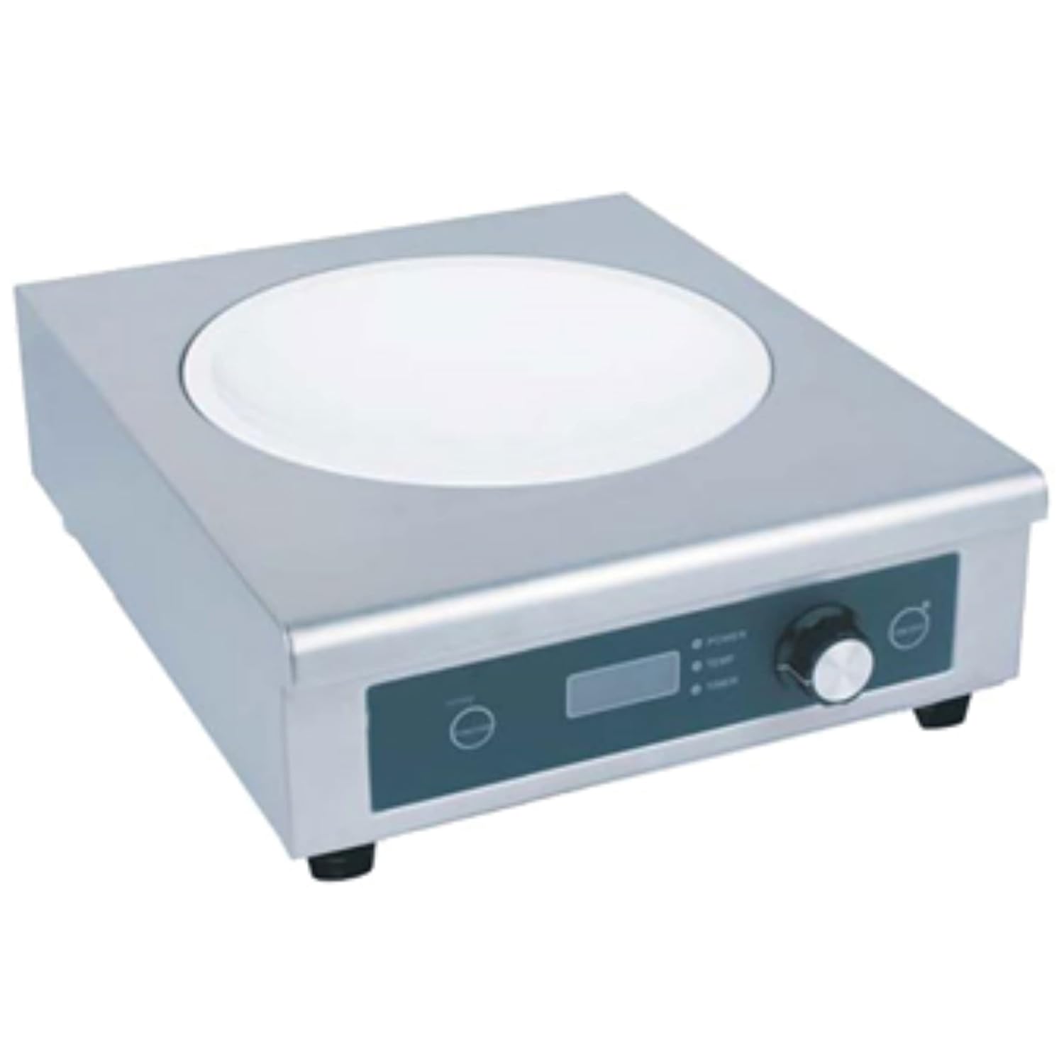 FSE IND-WOK208V Countertop Wok Induction Cooker, Single Burner, Ceramic Glass Top, 208v
