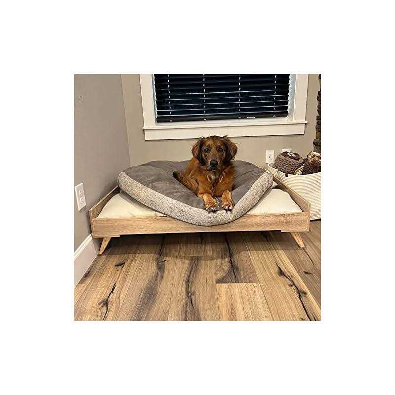 Midlee Raised Wooden Dog Bed Frame - Pet Supplies online store