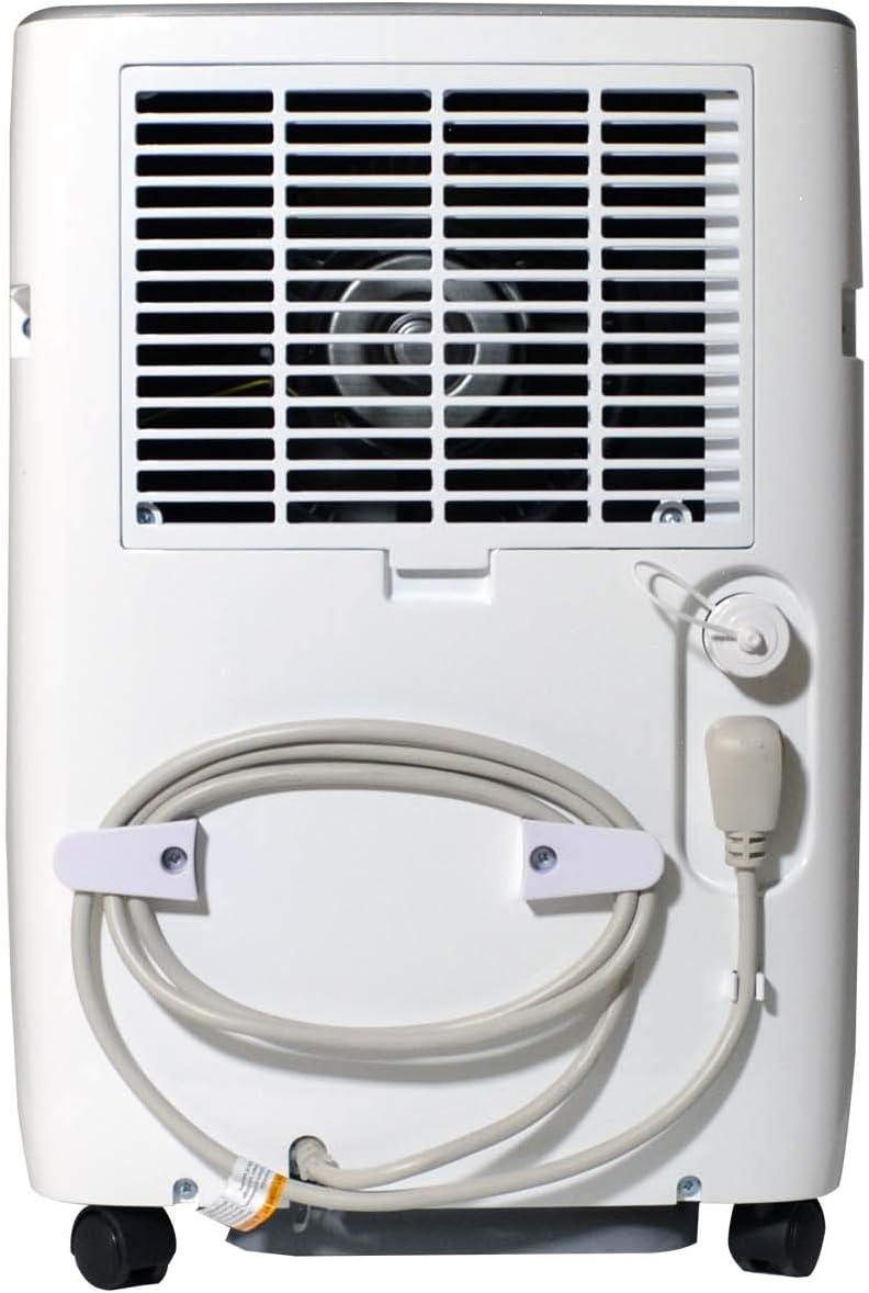 Soleus Air Energy Star Rated 1,800 SqFt., 25 Pint Dehumidifier With Mirage Display and Tri-Pat Safety Technology (25 Pint), White
