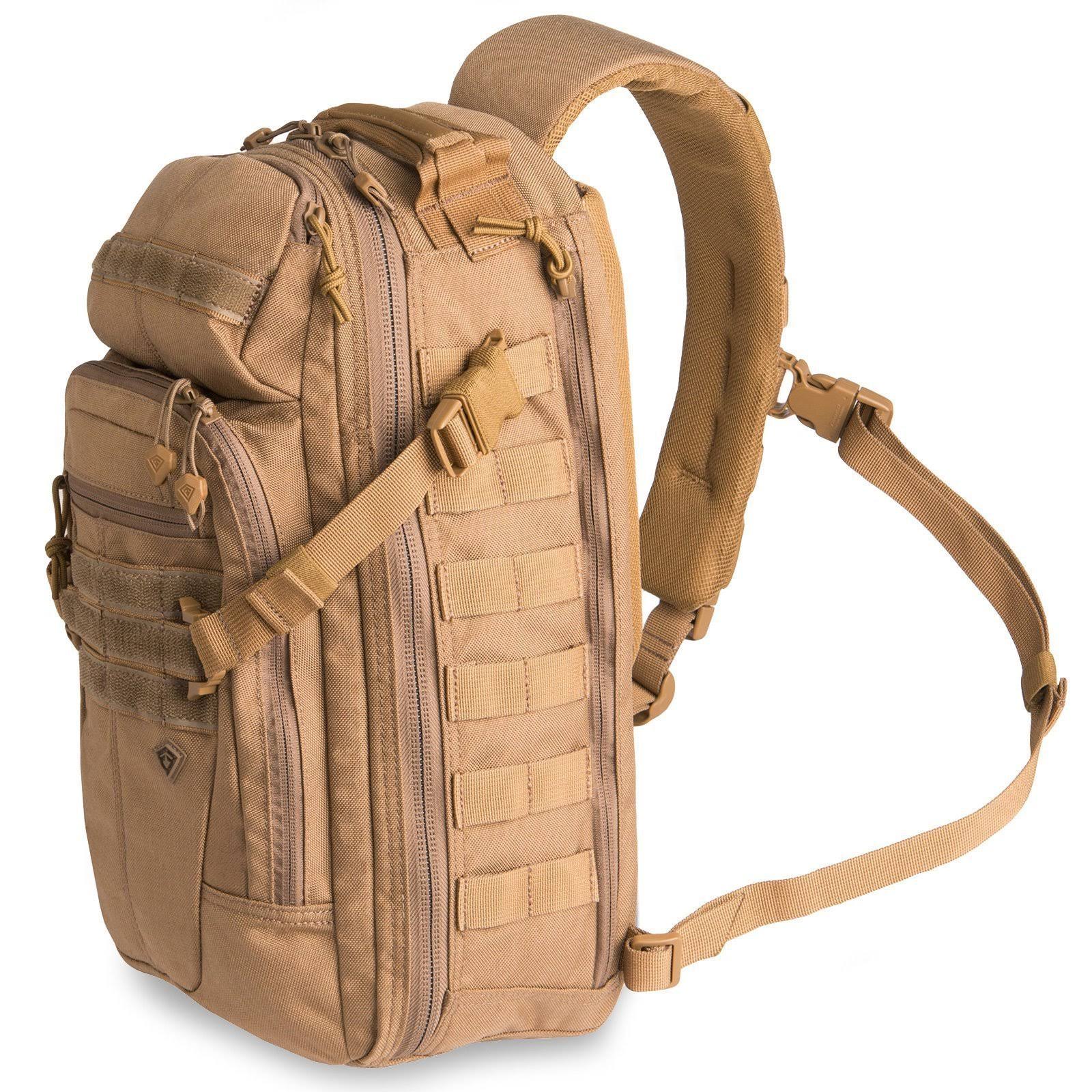 First Tactical Crosshatch Sling Pack, Black