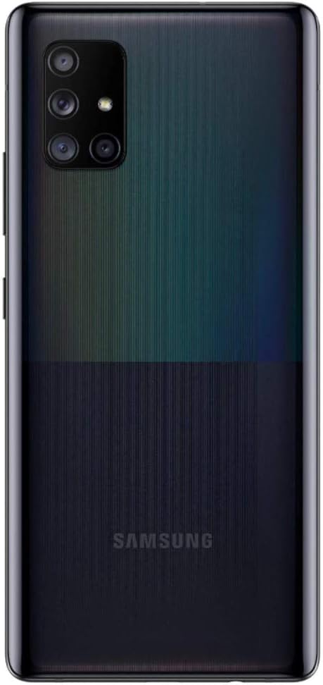 Samsung Galaxy A71 A716U 5G 128GB, GSM Unlocked, Prism Cube Black (Renewed)
