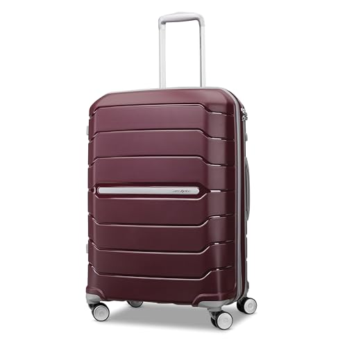 Samsonite Freeform 21-Inch Hardside Carry-On Luggage - Hardshell Carry-On Suitcase - TSA, Airline-Approved - Expandable Hard Shell, Smooth Rolling Spinner Wheels for Lightweight Travel - Navy