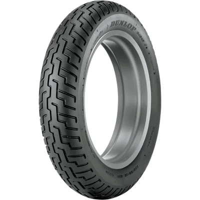 140/80-17 (69H) Dunlop D404 Front Motorcycle Tire Black Wall for Honda VTX1300S 2003-2007