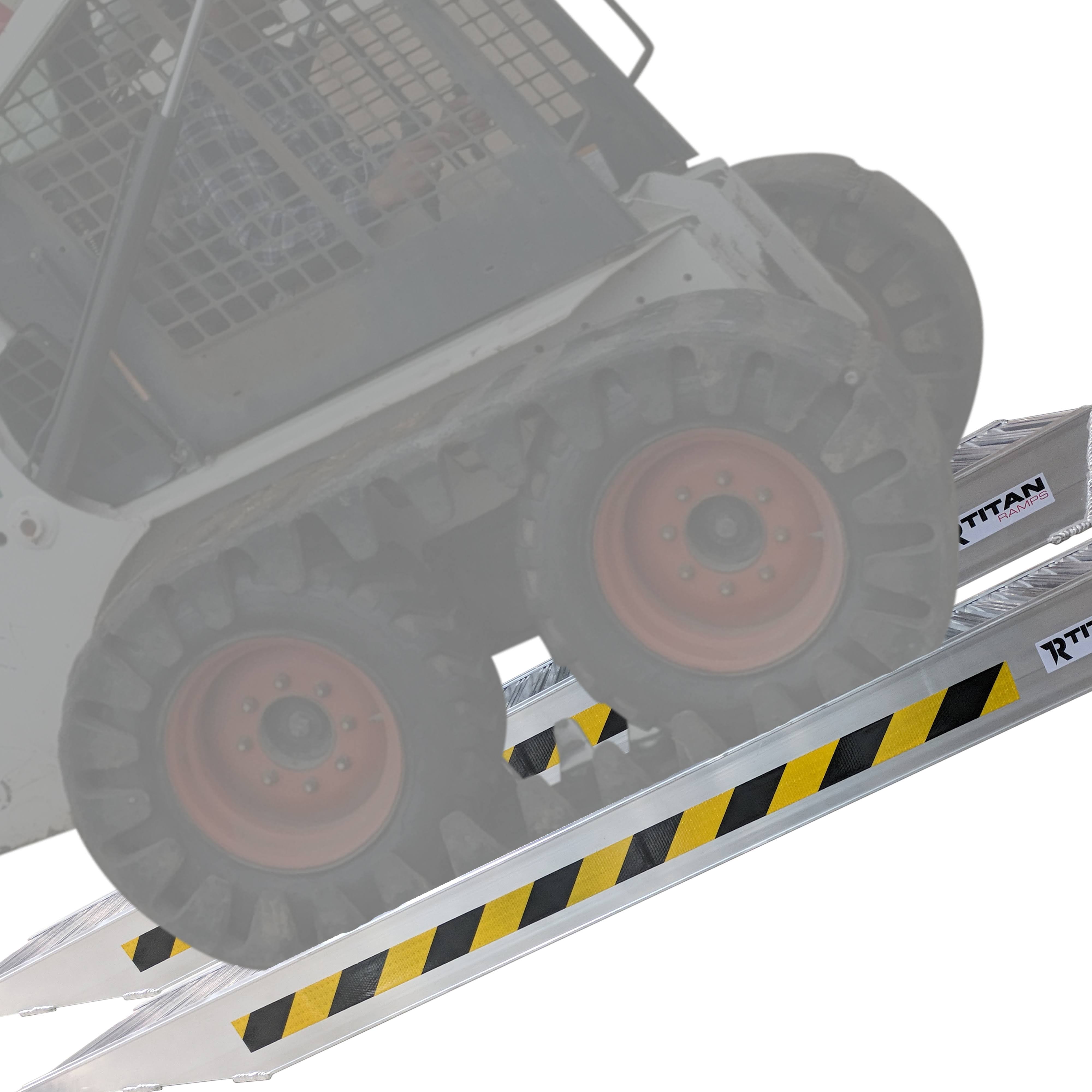 Titan 6& Skid Steer Ramps 14,000 lb Capacity | Pair 310104