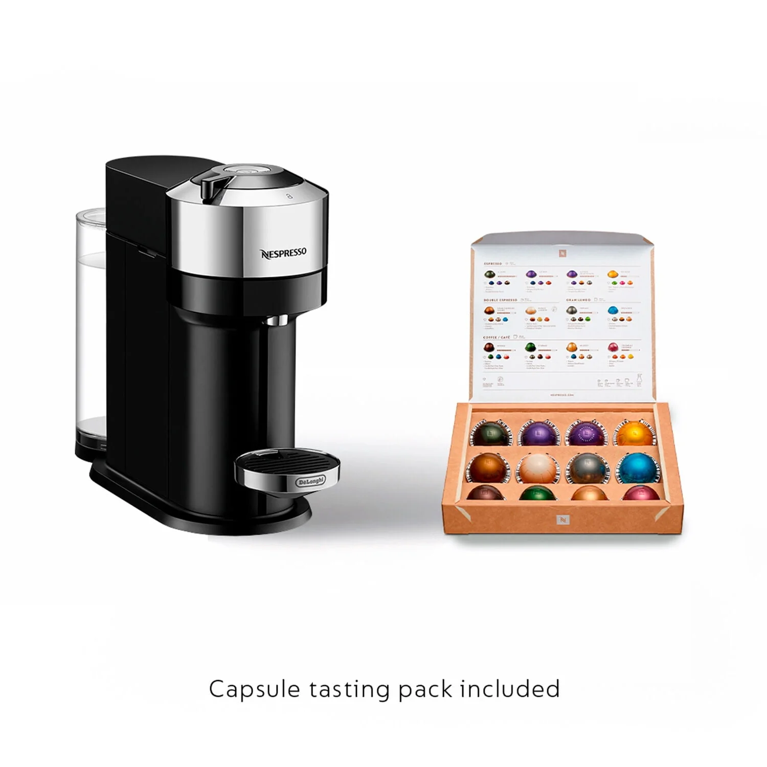 Nespresso Vertuo Next Coffee and Espresso Maker by DeLonghi, Dark Gray