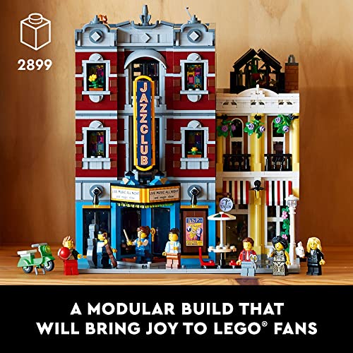 LEGO Icons Jazz Club 10312 Building Set for Adults and Teens, A Collectible Gift for Musicians, Music Lovers, and Jazz Fans, Includes 5 Detailed Rooms Within The Music Venue and 8 Minifigures