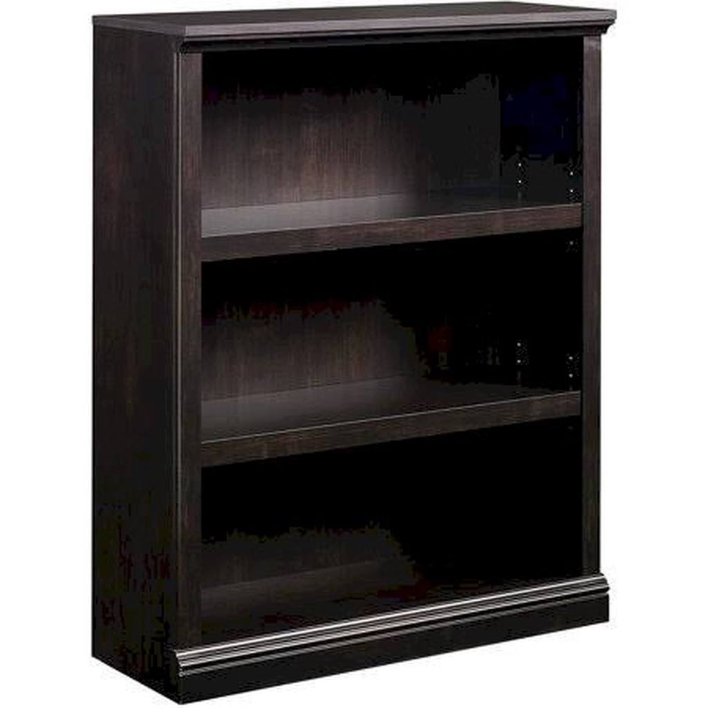 Sauder Select Collection 3-Shelf Bookcase, Estate Black Finish - Black