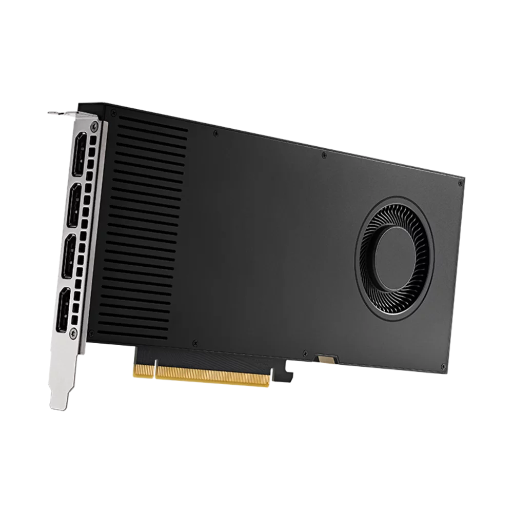 PNY NVIDIA RTX A4000 Graphics Card - 16 GB GDDR6 - 256 Bit bus width - PCI Express 4.0 x16 - DisplayPort - Bulk Version (accessories included with full warranty)