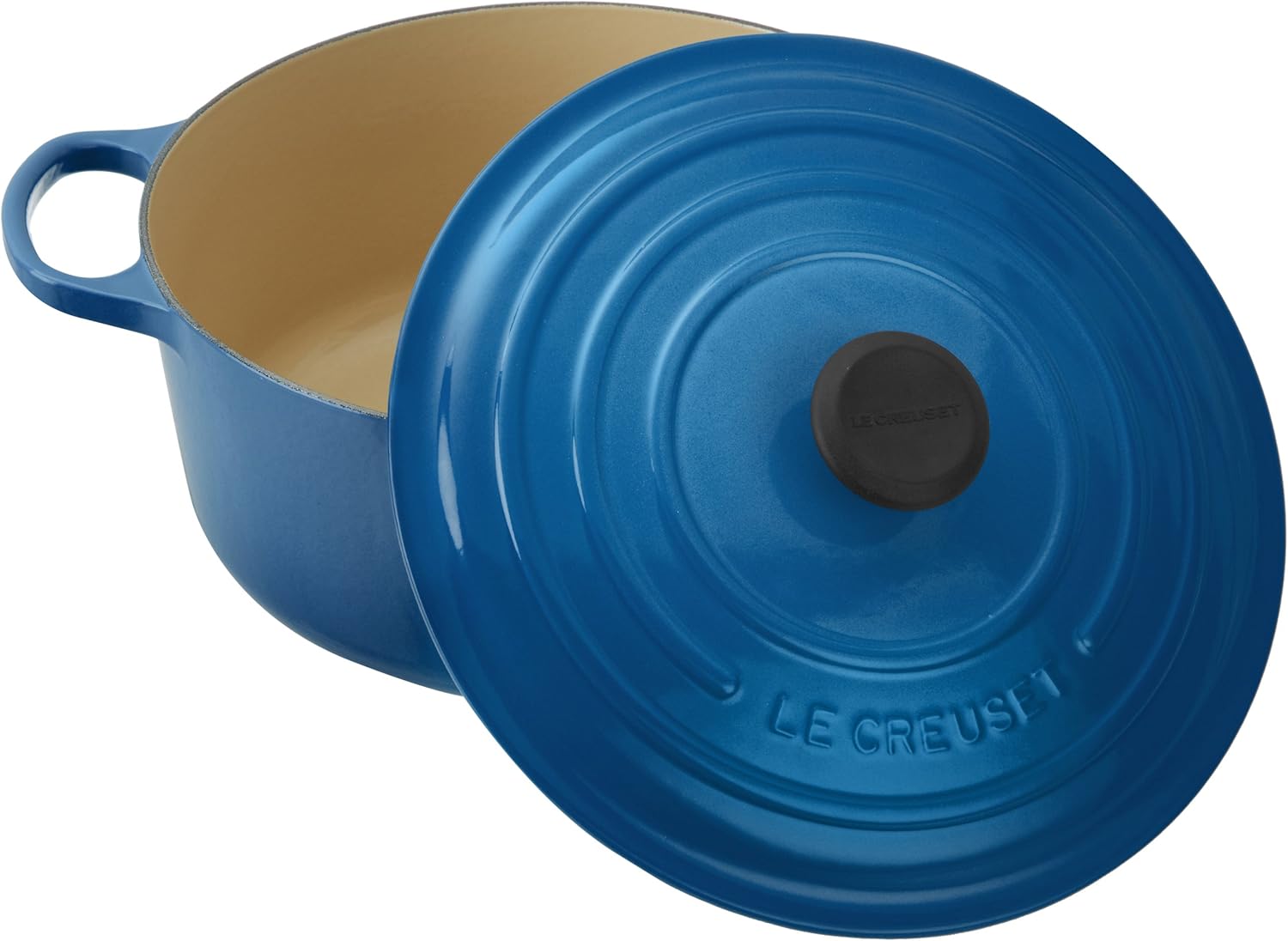 Le Creuset Enameled Cast Iron Signature Round Dutch Oven, 7.25 qt., Marseille