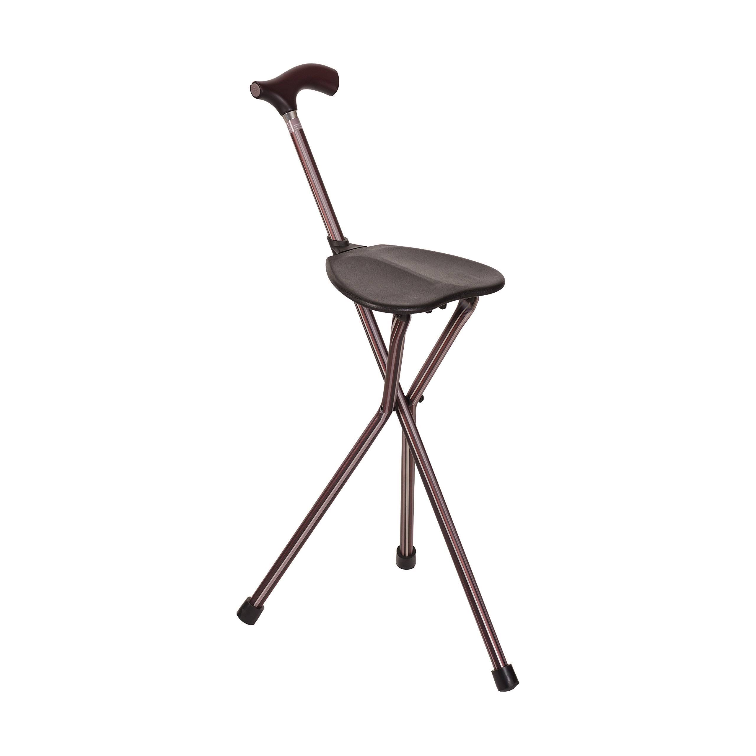 2-in-1 Walking Cane Seat and Switch Sticks Seat Stick