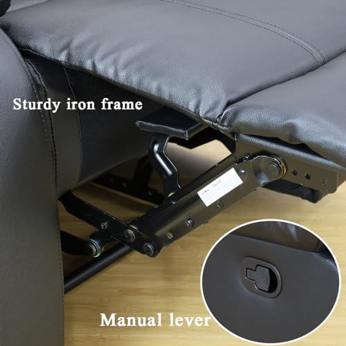 A Ainehome Contemporary Furniture Bonded Leather Recliner Sofa Set Living Room Set, Couch and Loveseat Sets, Brown Sofa Set, Loveseat, Leather Sofa Set for Linving room.(Brown)