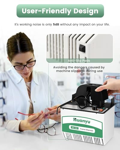 Huanyu Glasses Frame Warmer Adjustable Optical Framing Warming Machine Glasses Baking Lamp Optical Instrument 800W 110V/220V
