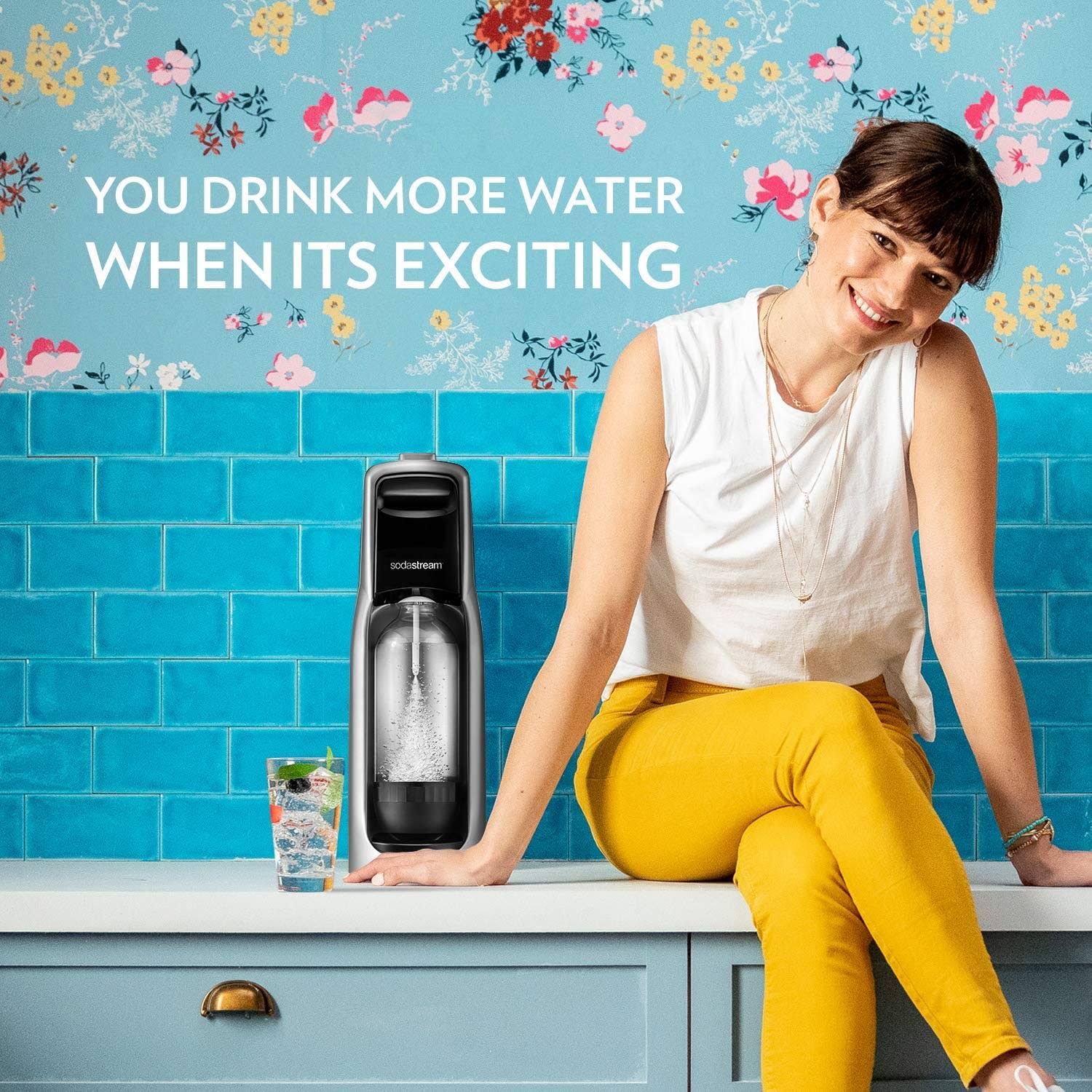 Sodastream Blk/Slv Jet Soda Maker
