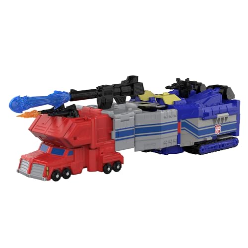 Transformers Age of The Primes Titan Class The Thirteen Star Optimus Prime, 15-inch Converting Action Figure, Robot Toys for Ages 15+