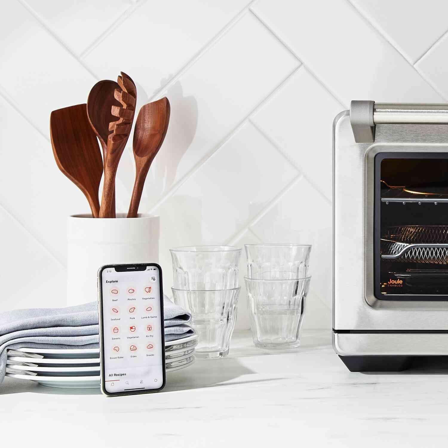 Breville Joule Smart Oven Air Fryer Pro BOV950BSS, Brushed Stainless Steel