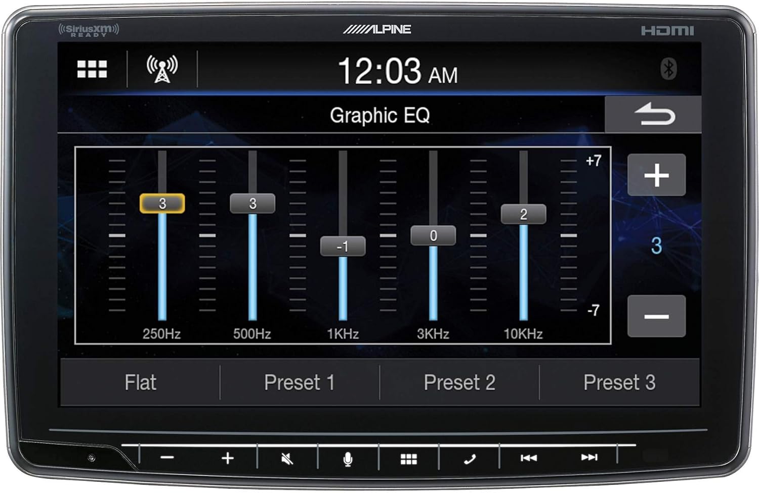 Alpine iLX-F409 Car Audio 9" Touchscreen Bluetooth Digital Media Radio Receiver