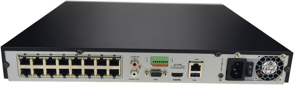 Hikvision DS-7616NI-I2/16P 16CH 16POE 12Mp Resolution 16CH POE NVR for IP Camera Support Two way Audio and Alarm In/OUT