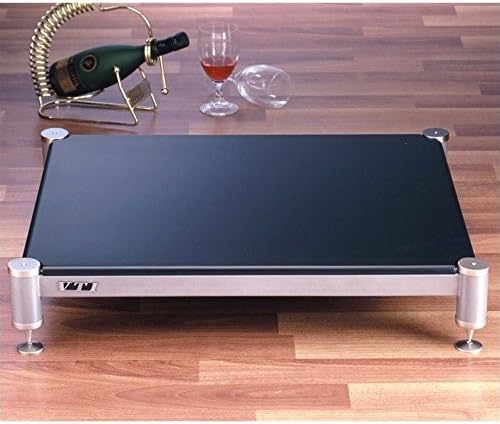 VTI BL404-01 Audio Rack Amp Stand-Silver/Black/Oak