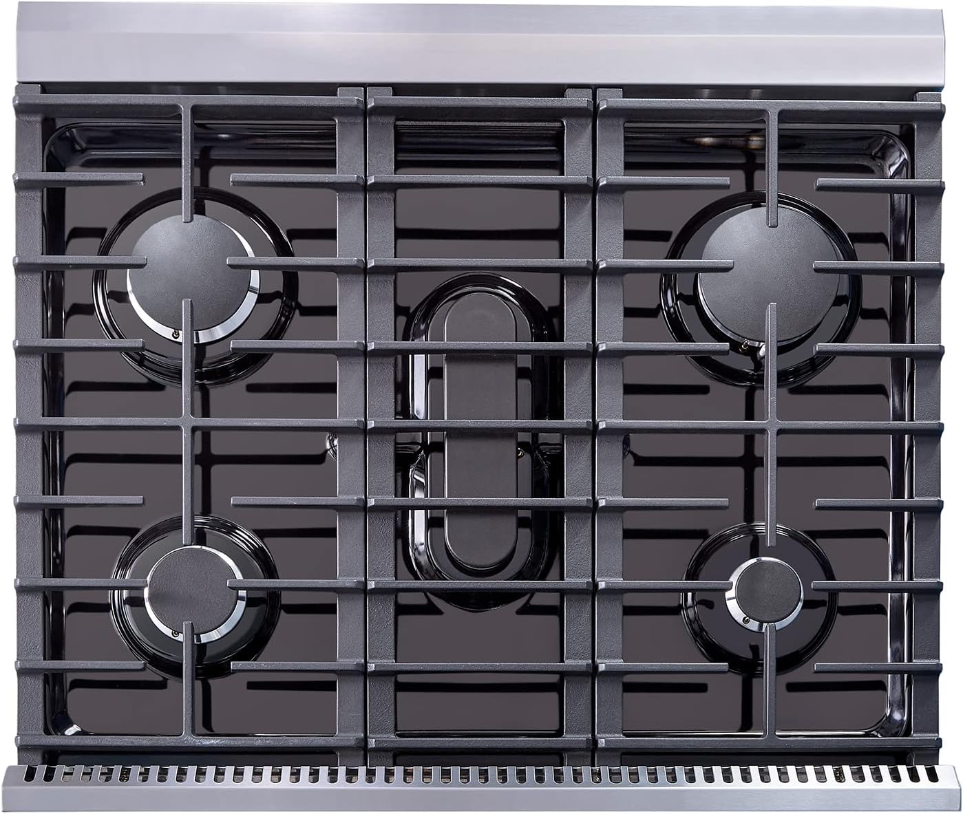 Thor 30 Inch Gas Range Stainless Steel with 5 Sealed Burners, 4.5 cu. ft. Oven, Free Standing Professional Range with Storage Drawer, Cast Iron Grate,LRG3001U
