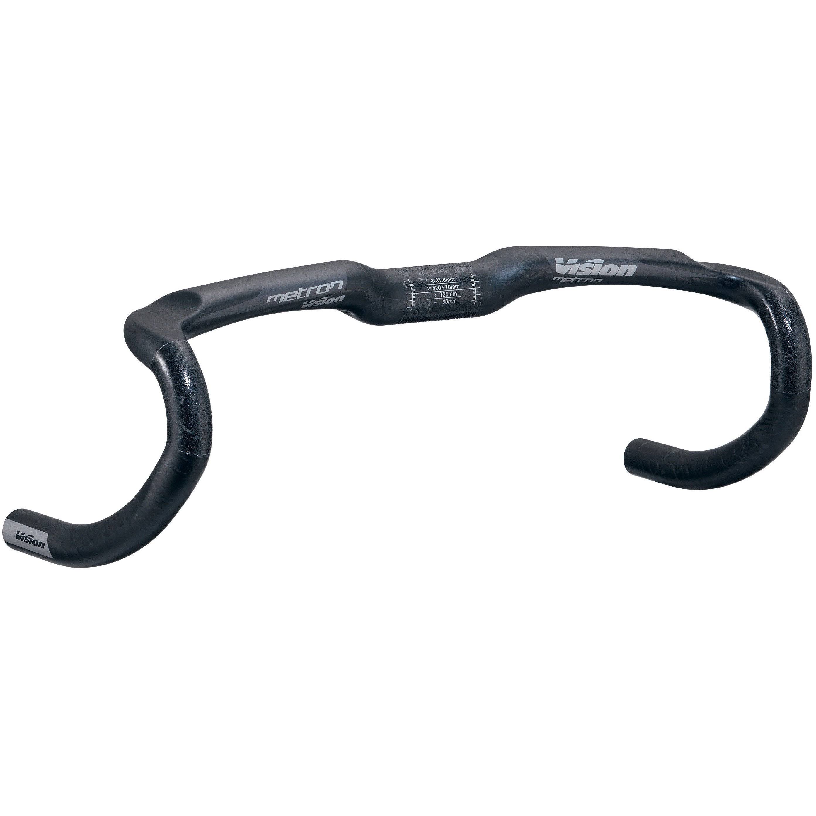Vision Handlebar Metron 4D Carbon Di2 31.8mm 400mm Black/Grey