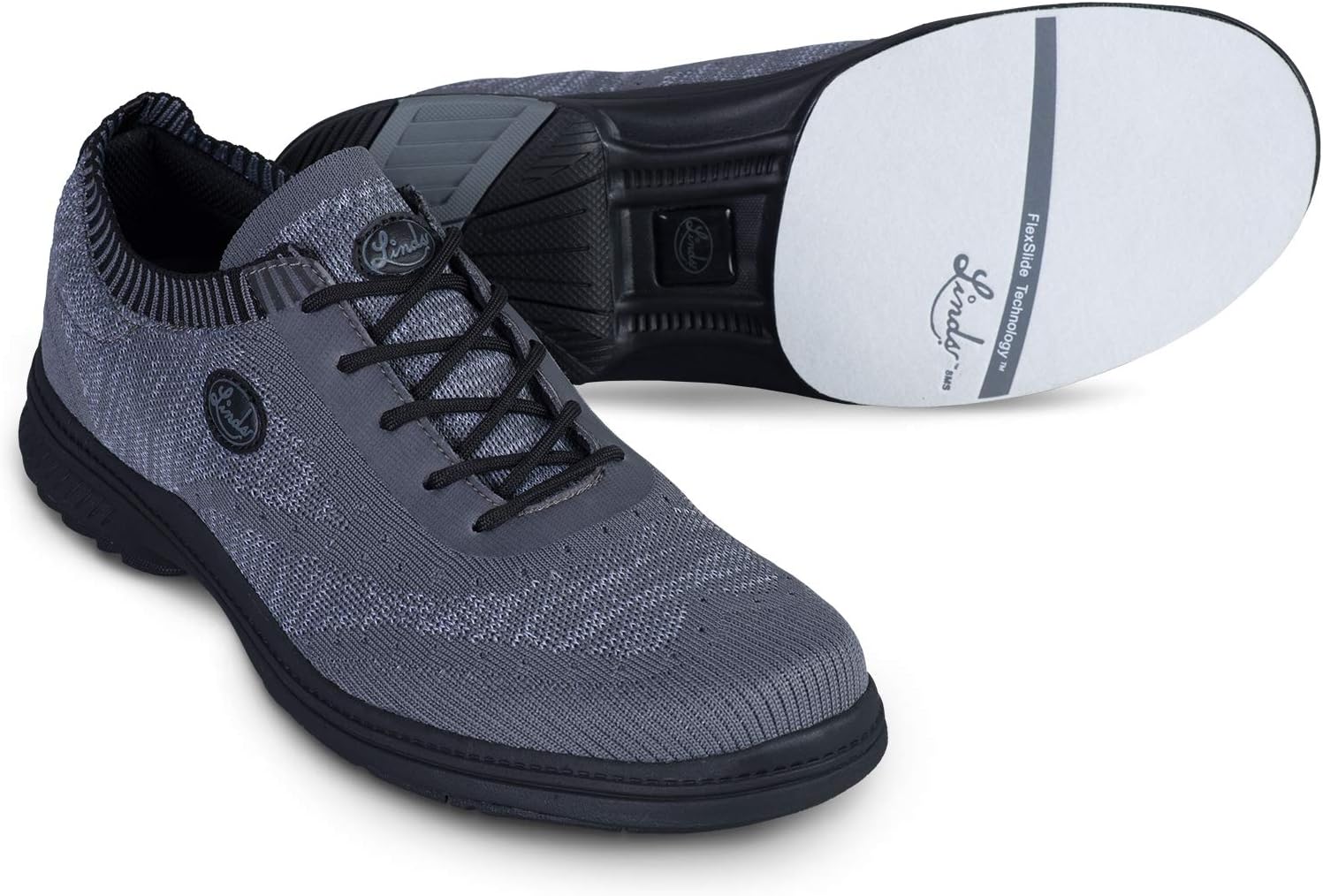 KR Strikeforce LInds Heritage Men Black/Charcoal Bowling Shoes- Right Hand 11 1/2