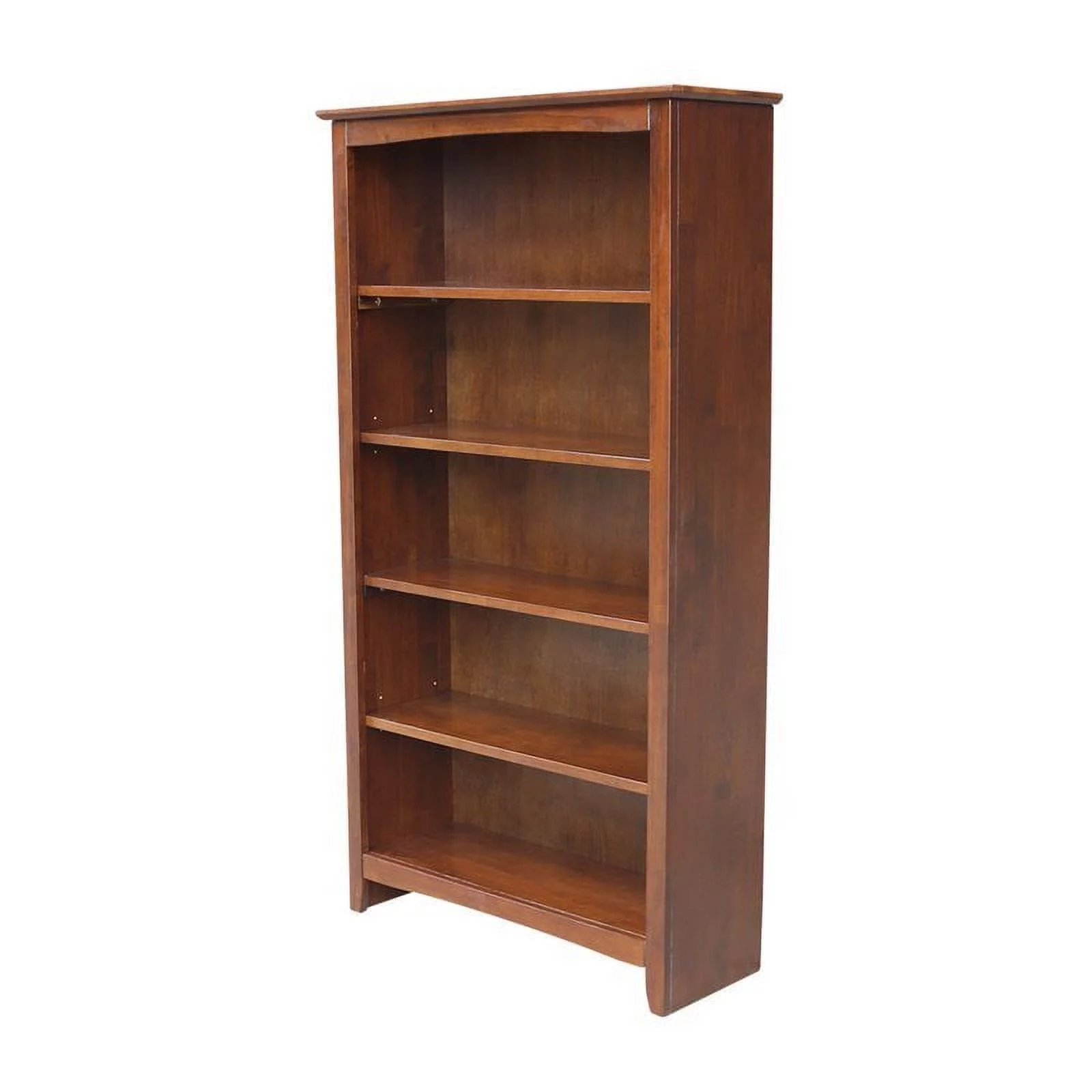 International Concepts Solid Wood Shaker Bookcase, 60 in H