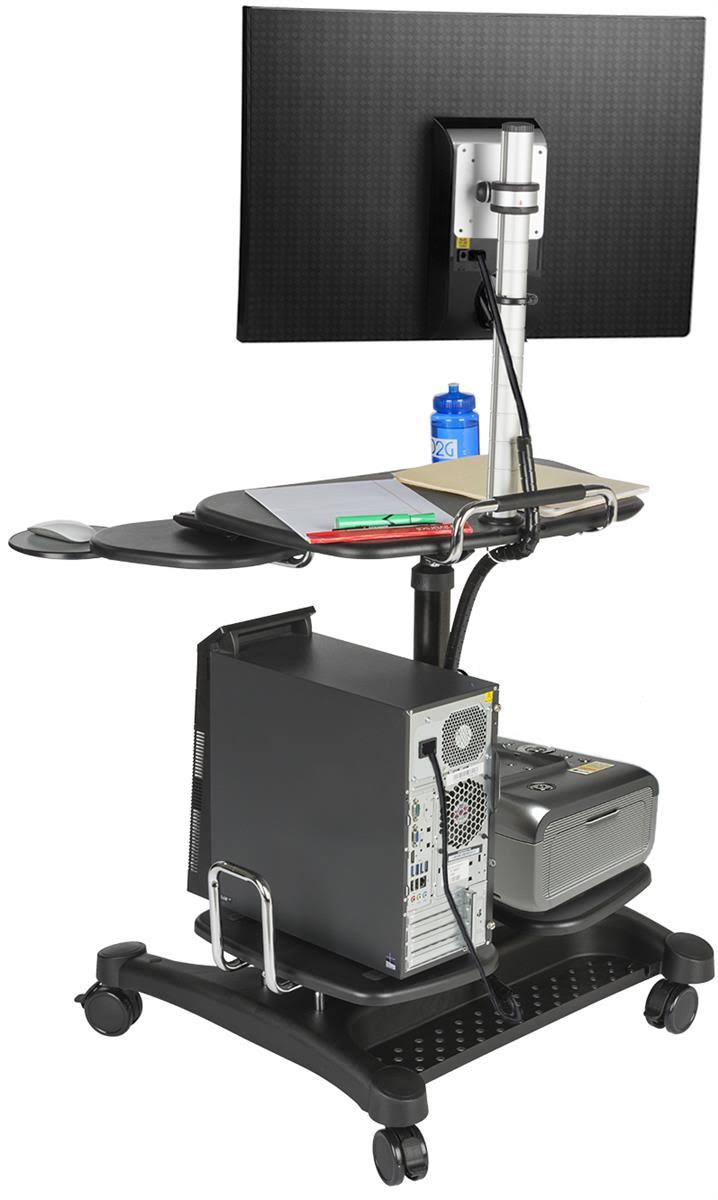 Aidata Heavy Duty Mobile LCD/LED AV Cart
