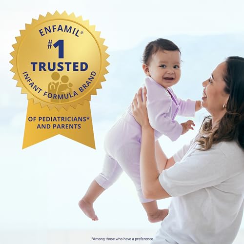 Enfamil NeuroPro Gentlease Baby Formula, Brain Building DHA, HuMO6 Immune Blend, Designed to Reduce Fussiness, Crying, Gas & Spit-up in 24 Hrs, has Prebiotics to Promote Softer Stools, Baby Milk, 35.2 Oz (Pack of 4)