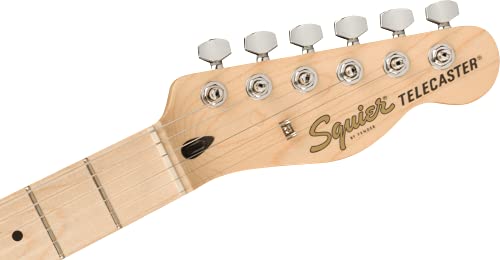 Squier Affinity Series Telecaster Electric Guitar, with 2-Year Warranty, Butterscotch Blonde, Maple Fingerboard, Left-Handed