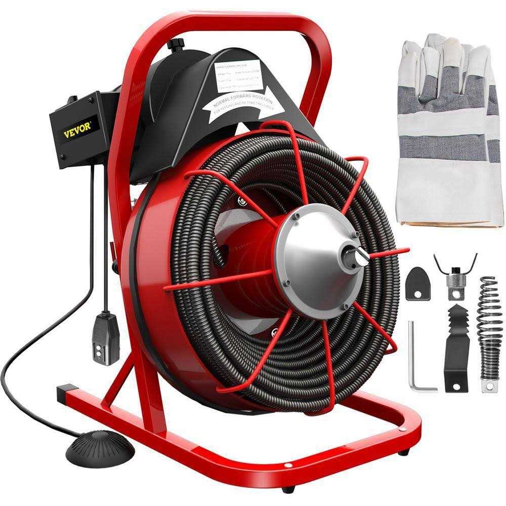 VEVOR Drain Cleaner Machine Drain Cleaning Machine 1 inch to 4 inch Pipes - Shop Hardware Tools Online Store