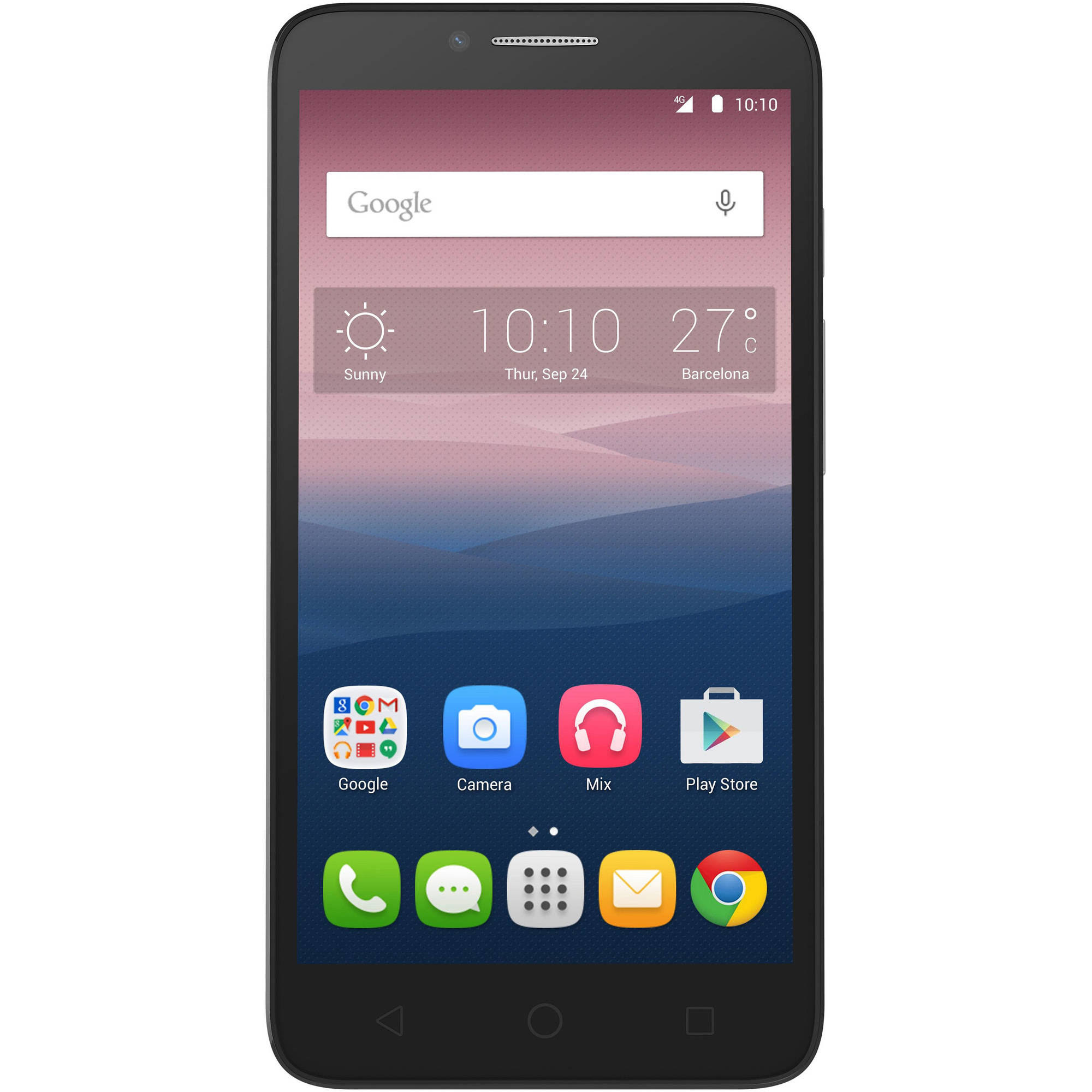 Alcatel OneTouch Pop 3 (5.5 ) Unlocked GSM 4G LTE Quad-Core Phone - Silver