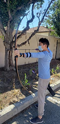 SAS Pioneer 68" Longbow Traditional Wood Long Bow - Both Right Hand and Left Hand - Archery Target Hunting