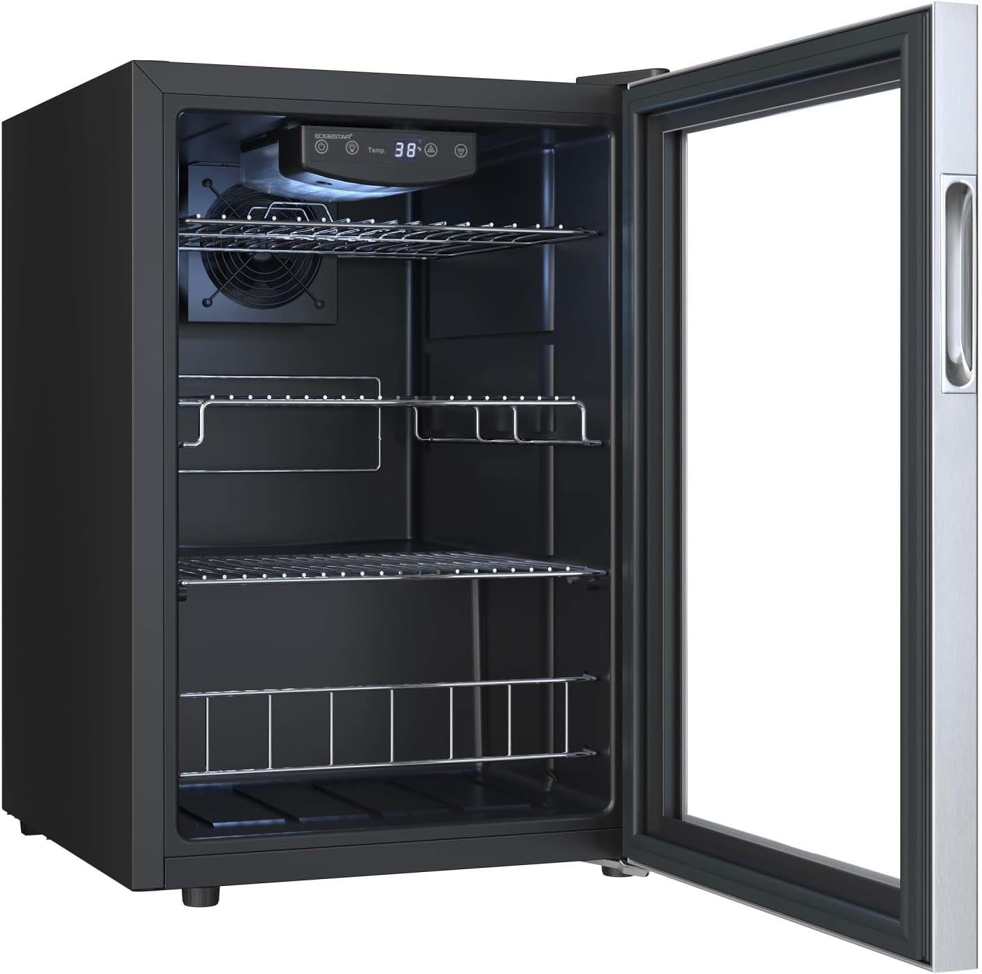 EdgeStar BWC91SS 17 Inch Wide 80 Can Capacity Extreme Cool Beverage Center