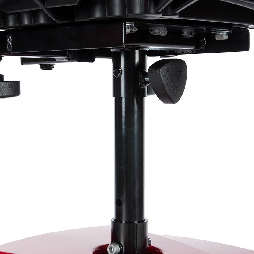 Drive Medical Bobcat X4 Compact Transportable Power Mobility Scooter, 4 Wheel, Red