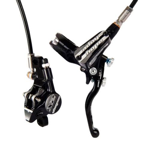 Hope Tech 3 X2 Brake (No Rotor) - Right Hand - Front - Black