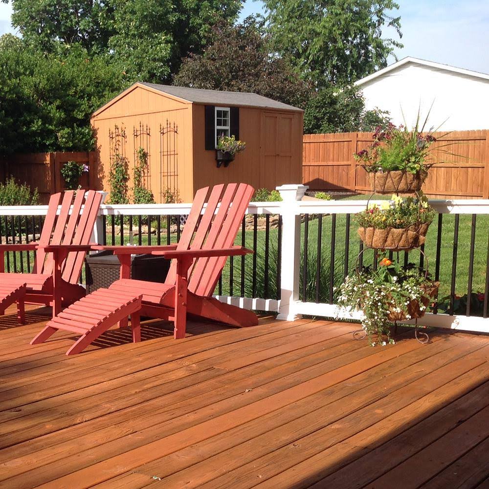 Weatherables Vilano 3 ft. H x 8 ft. W Vinyl White Railing Kit