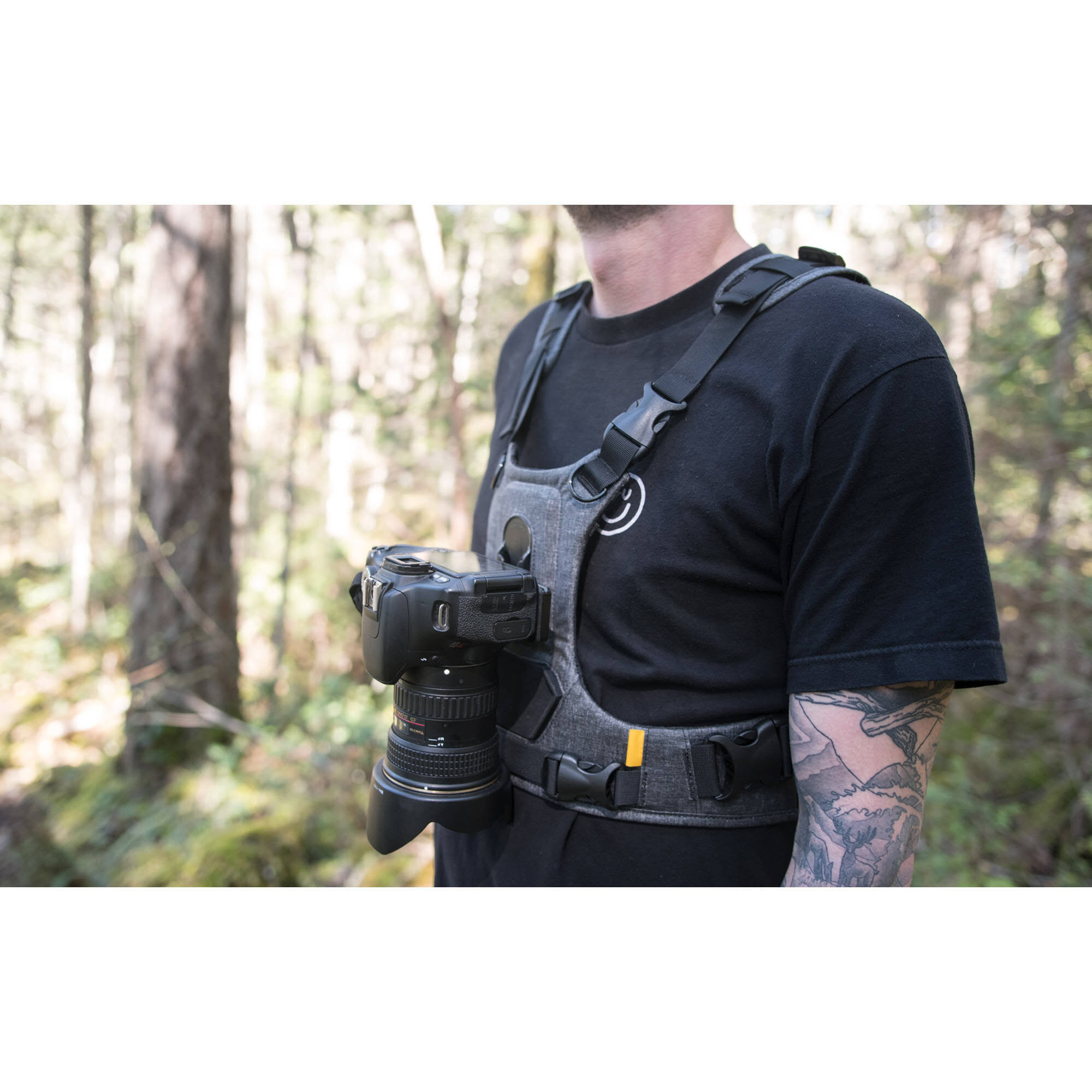 Cotton Carrier CCS G3 Camera Harness System for One Camera - Grey