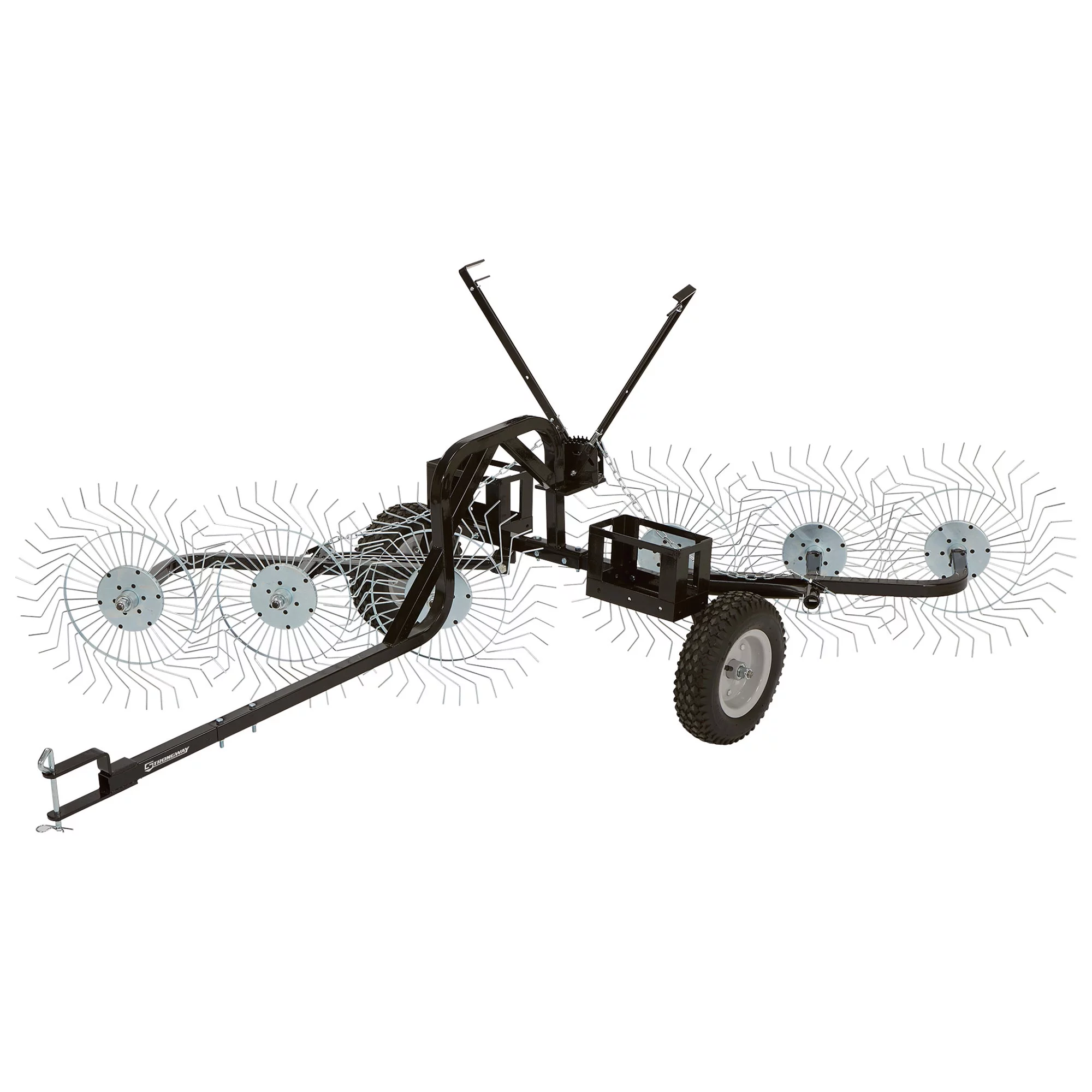 Yard Tuff ACR-600T 55 In Steel Tow Behind Acreage Rake w/ Pin Style Hitch