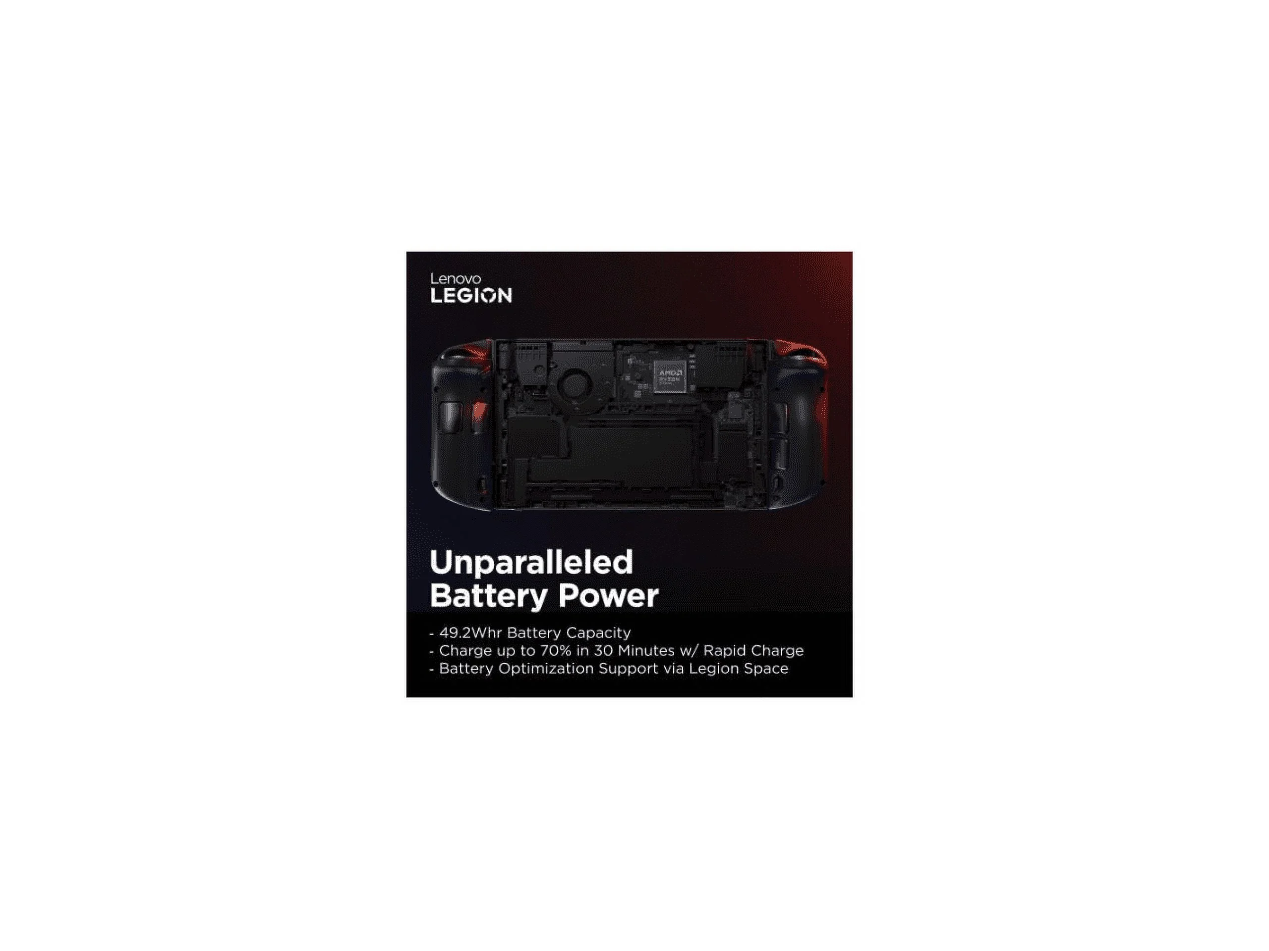 Lenovo Legion Go Handheld Touchscreen Gaming PC - Shadow Black [AMD Ryzen Z1 Extreme 16GB RAM 512GB SSD] Includes 1 Year Legion Ultimate Support plan 24/7/365