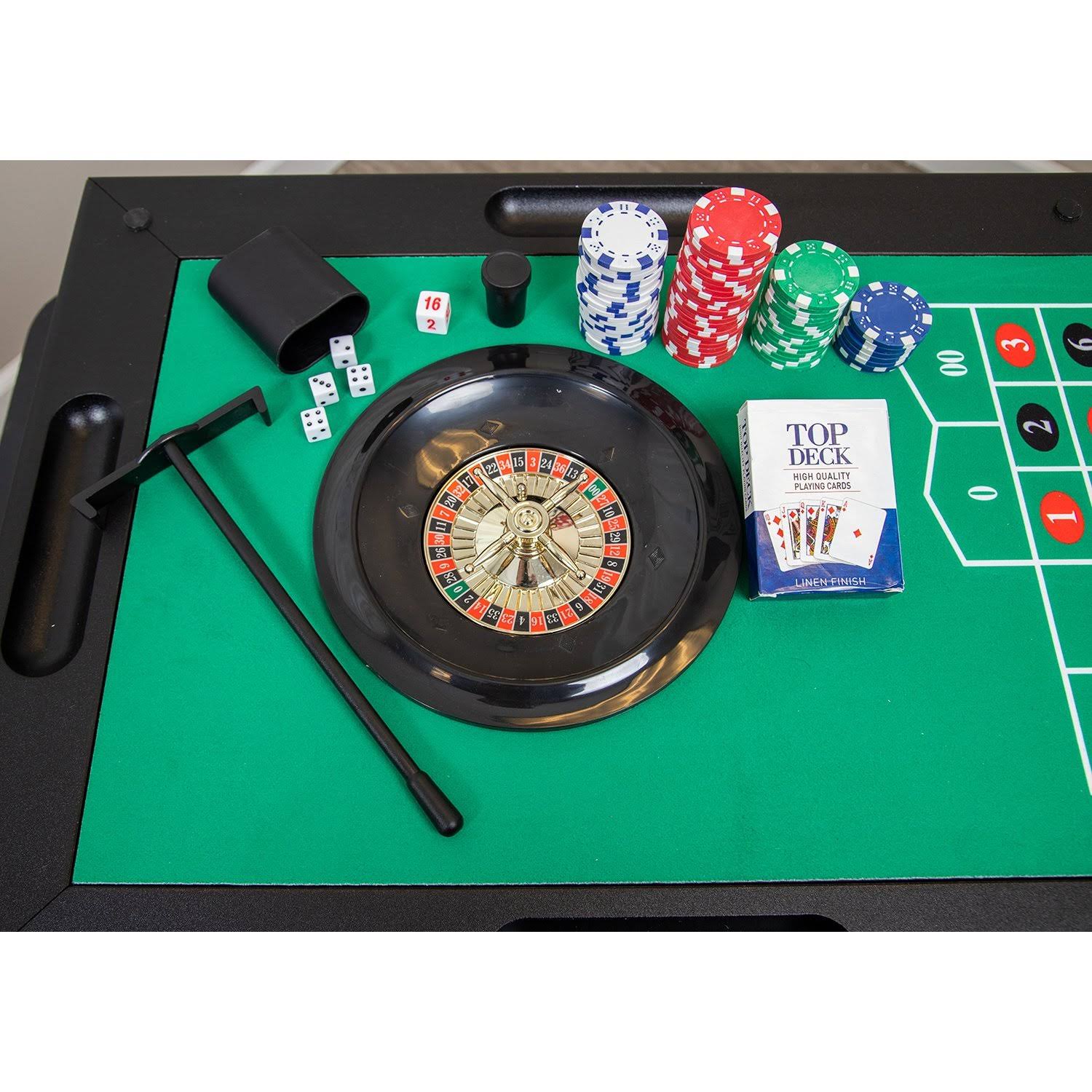 Carmelli NG1136M Monte Carlo 4-in-1 Casino Game Table