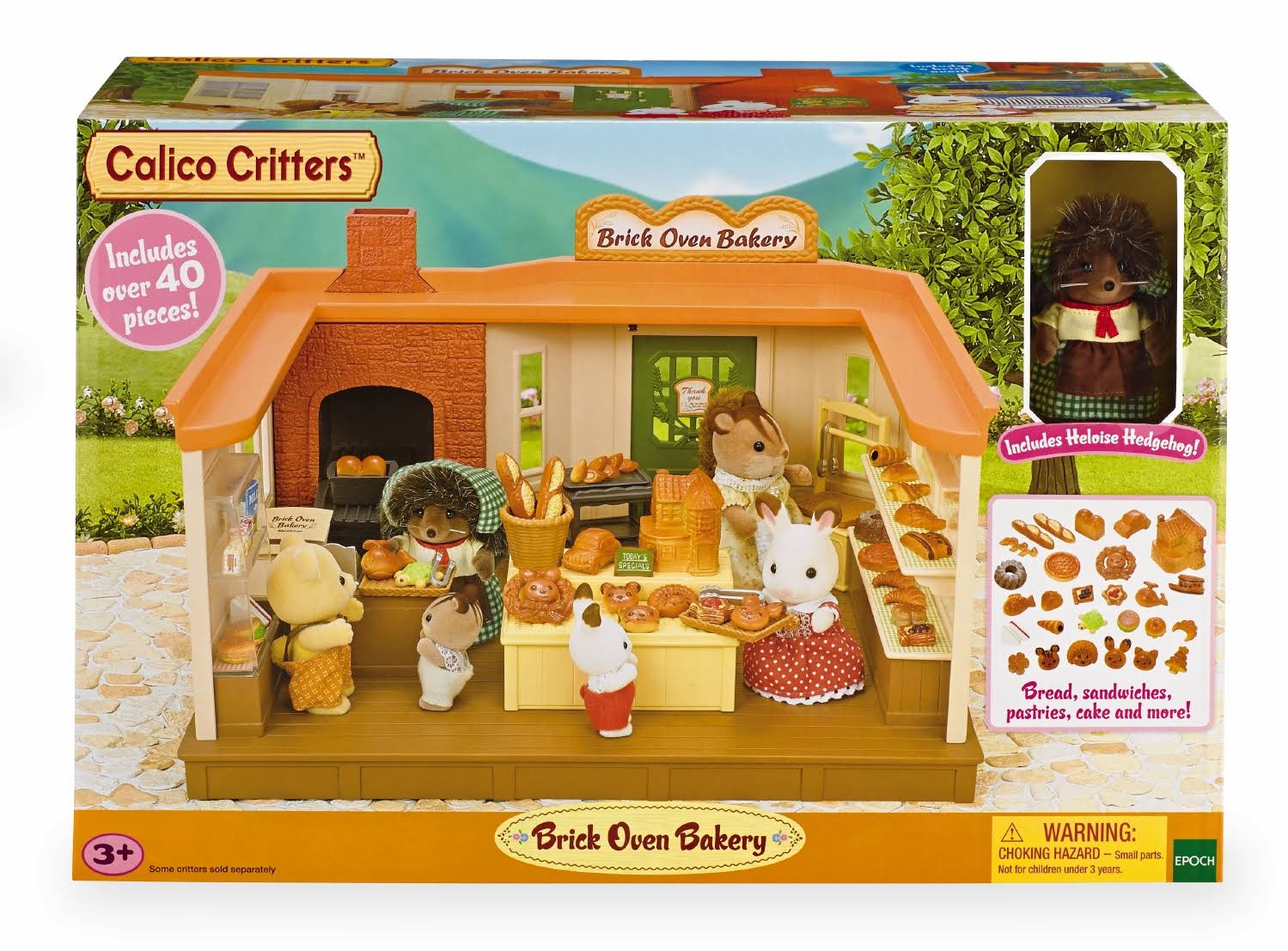 Calico Critters 1723 Brick Oven Bakery