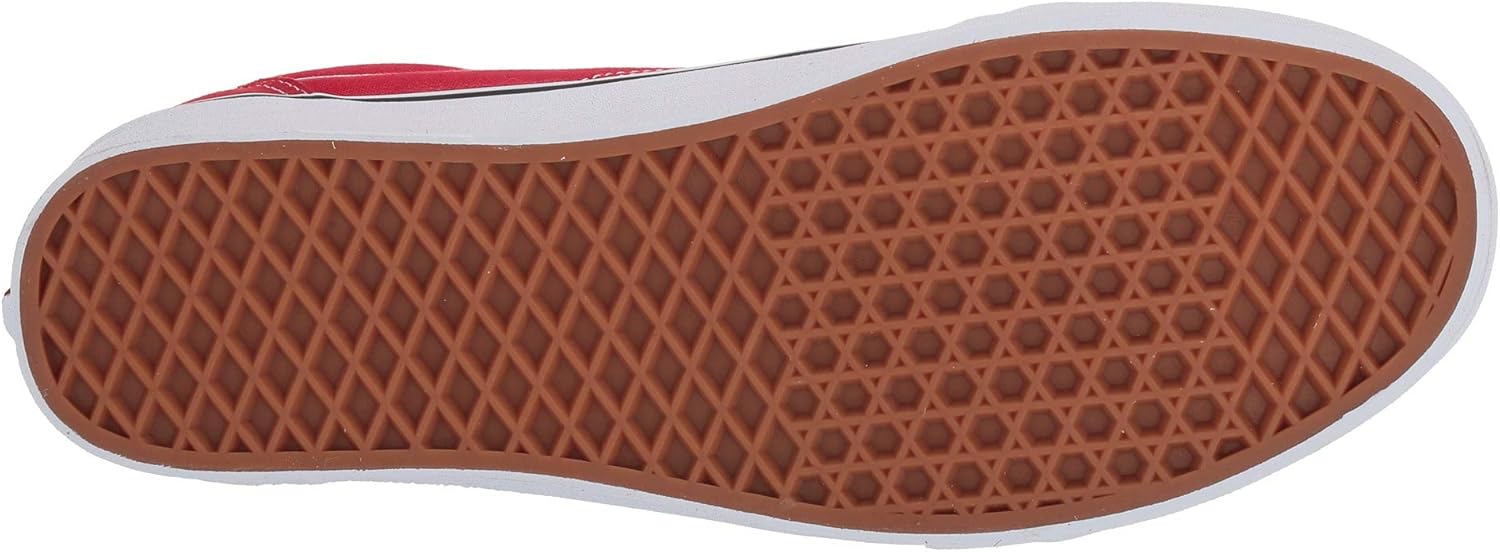 Vans Men's Old Skool Sneaker, Racing Red/True White, Size 9.5
